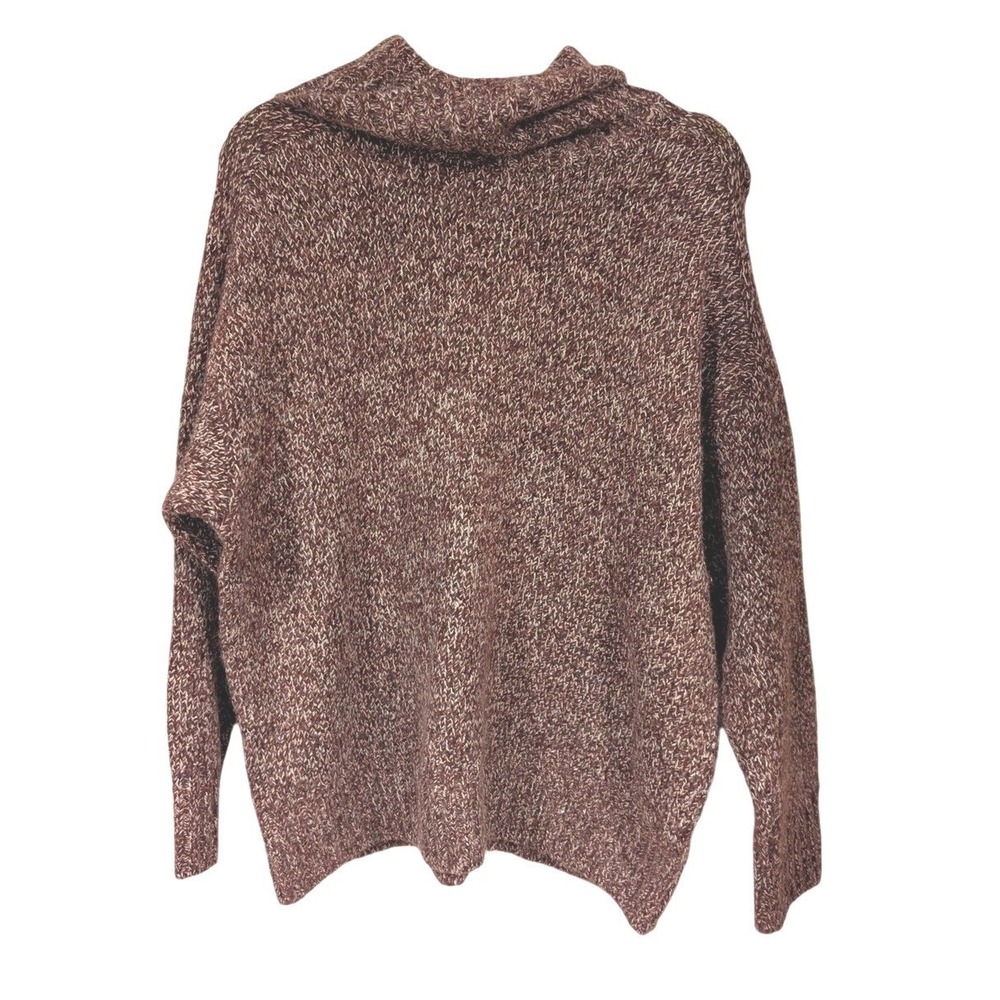 Primark Cares‎ Cowl Neck Speckled Knit Sweater Cozy Oversized Women XL